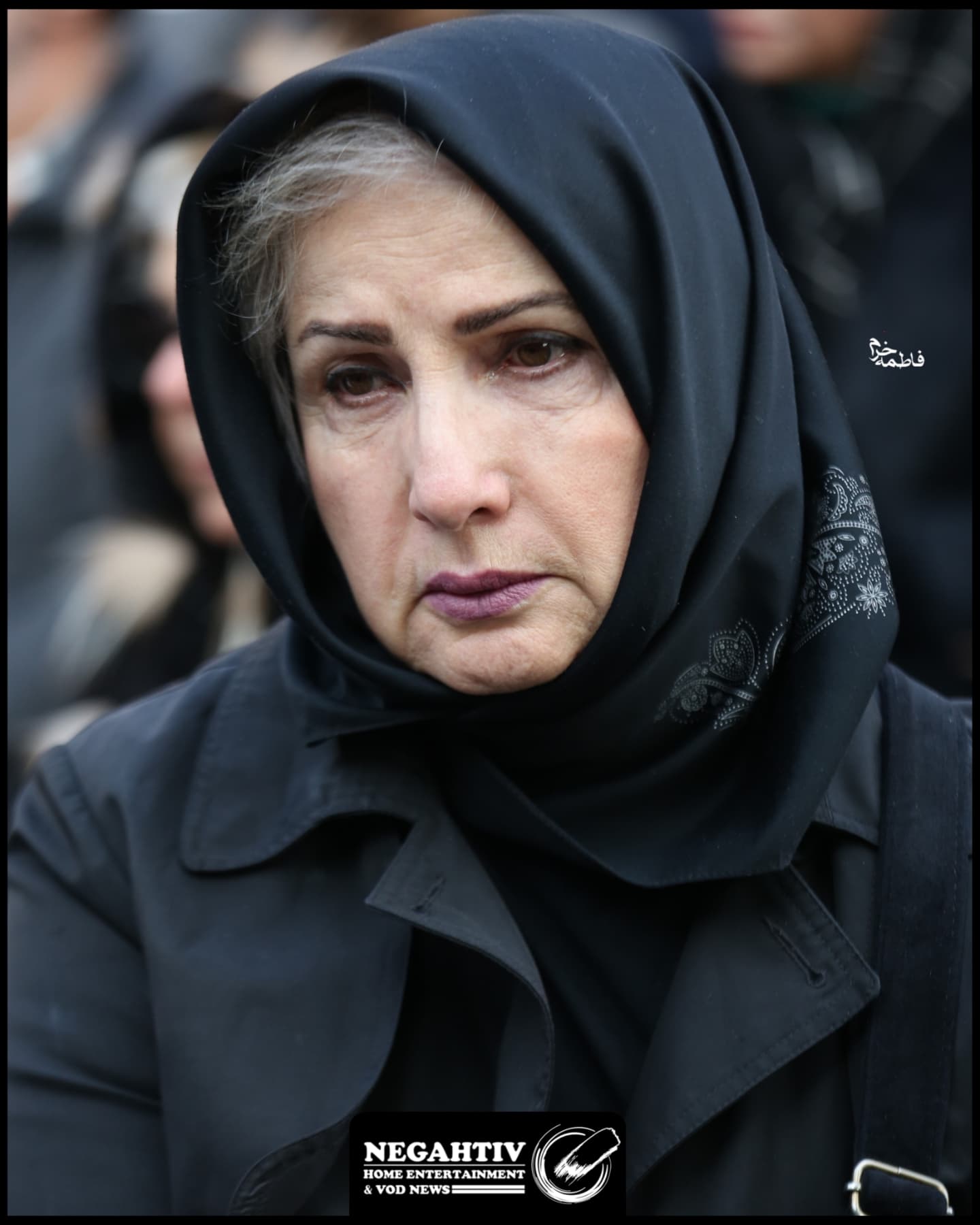 تیپ بازیگران حاضر در مراسم خاکسپاری ژاله علو+ تصاویر