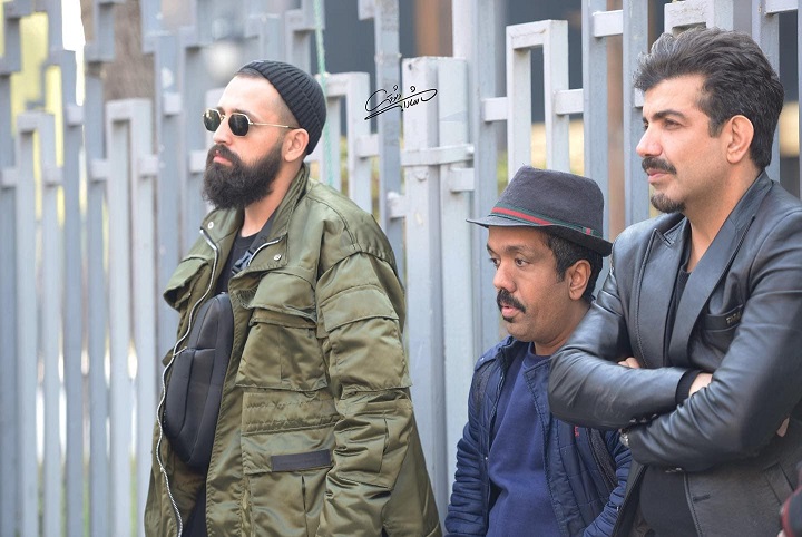 سر و وضع غیرقابل باور محسن افشانی در مراسم مرحوم ژاله علو+ عکس