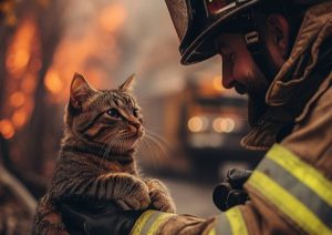 ویدئو/ نجات گربه ای که 6 روز زیر بتن گیر کرده بود!