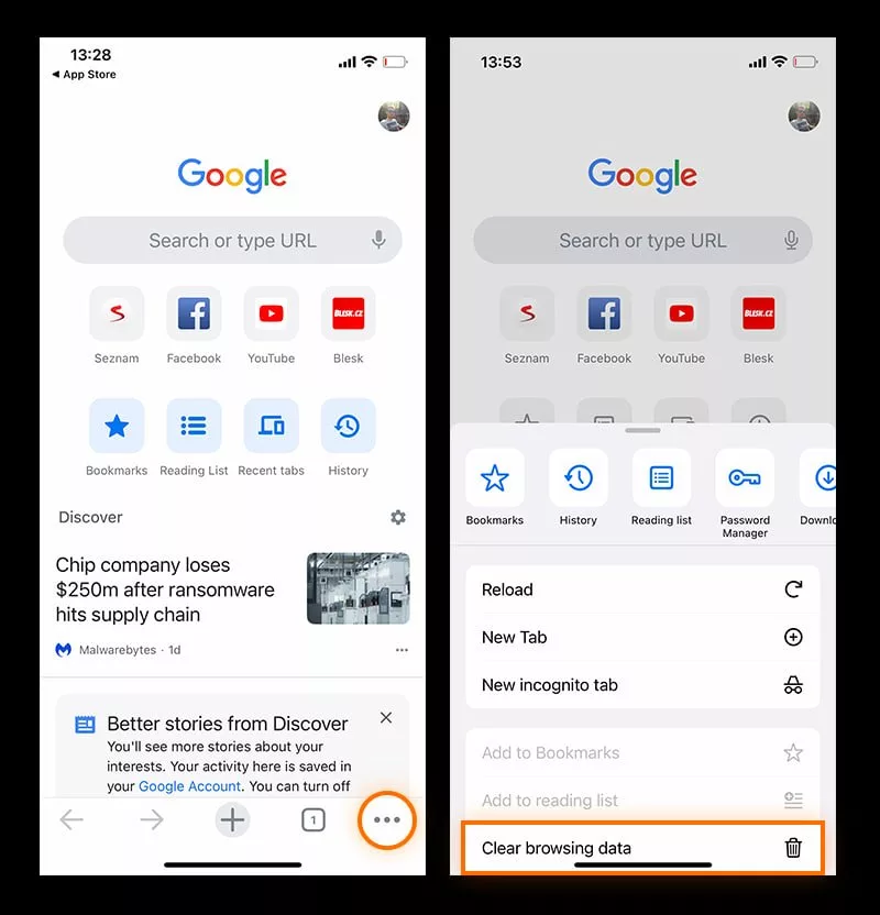 آموزش تصویری پاک&zwnj;کردن کش سافاری، کروم و اپلیکیشن&zwnj;ها در آیفون