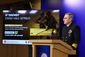 از پای درآمدن ۵۷ تروریست در یک هفته گذشته