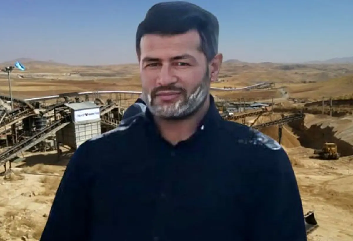 فنر دستگاه سنگ‌شکن در قلب معدنچی فرو رفت