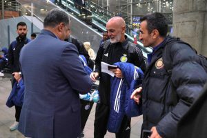 (عکس) النصریها بدون رونالدو در فرودگاه امام