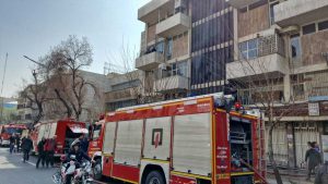 آتشسوزی در خیابان انقلاب؛ هشدار به ساختمانهای این منطقه