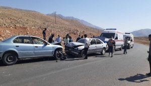 فوت مادر باردار در تصادف سمند با پژو ۴۰۵