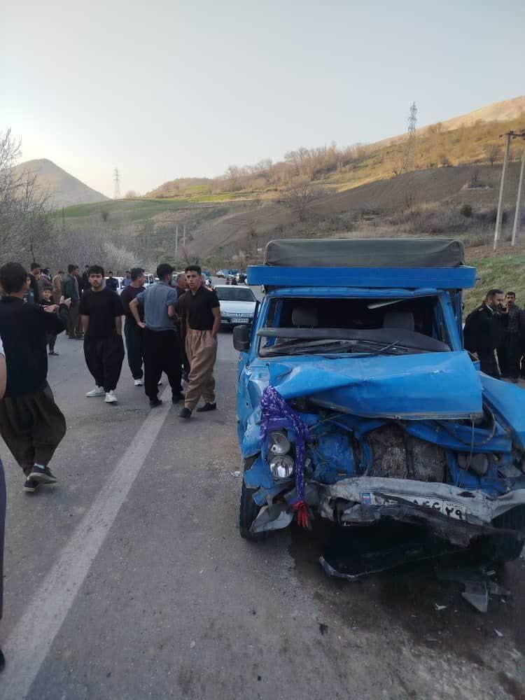 تصادف مرگبار در محور جوانرود به ثلاث بابا جانی/ ۴ نفر جان خود را از دست دادند تصادف مرگبار در محور جوانرود به ثلاث بابا جانی/ ۴ نفر جان خود را از دست دادند