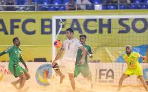 (عکس) یادگاری ملی‌پوشان ساحلی بعد از صعود به فینال آسیا