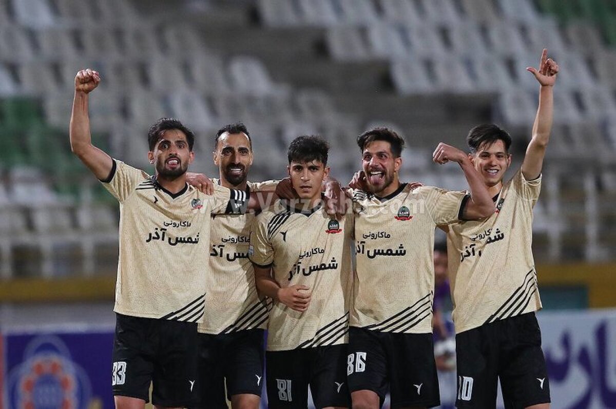 ترکیب اصلی شمس‌آذر مقابل پرسپولیس در قزوین