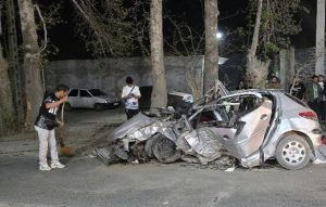 سه کشته در تصادف مرگبار پژو ۲۰۶ در تهران