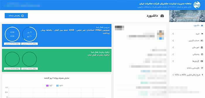 چگونه بفهمیم حجم اینترنت مودم چقدر است