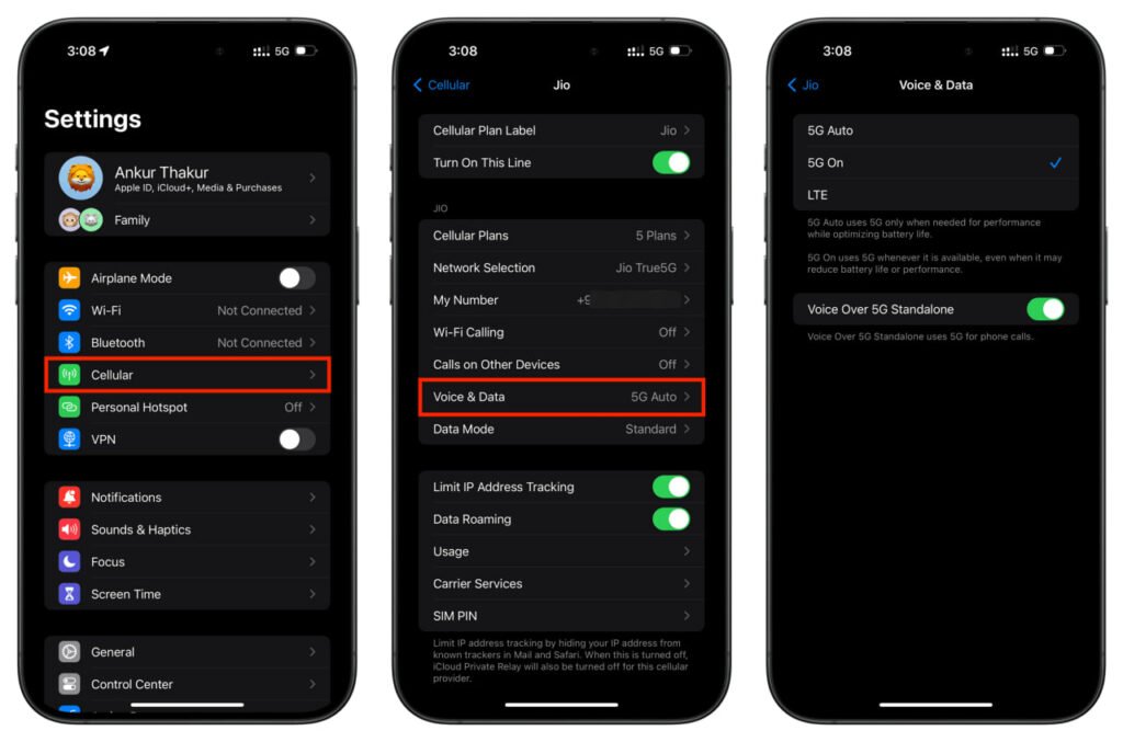 چگونه تنظیمات اینترنت را به&zwnj;صورت دستی در آیفون وارد کنیم؟