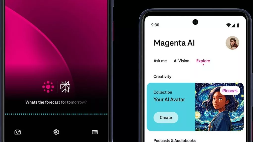 گوشی هوش مصنوعی AI Phone دویچه تلکام و تی موبایل گوشی هوش مصنوعی AI Phone دویچه تلکام و تی موبایل
