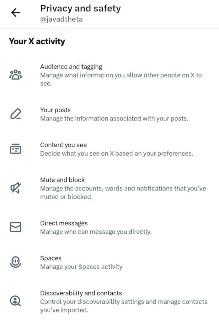 آشنایی کامل با تنظیمات ایکس؛ راهنمای استفاده بهتر از X