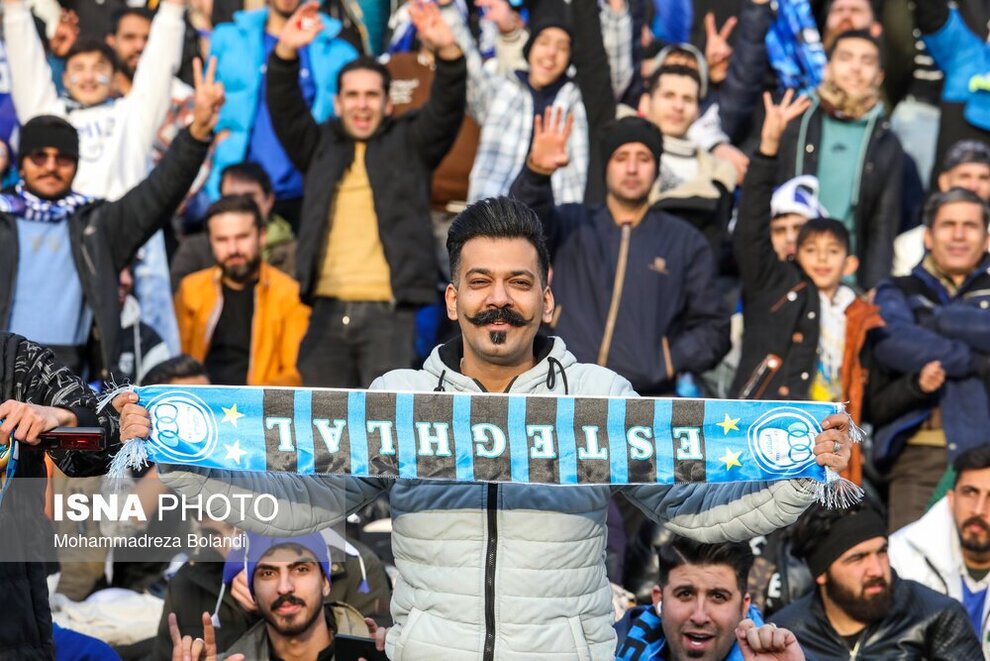 (تصاویر) حال و هوای آزادی ساعتی قبل از بازی استقلال و النصر