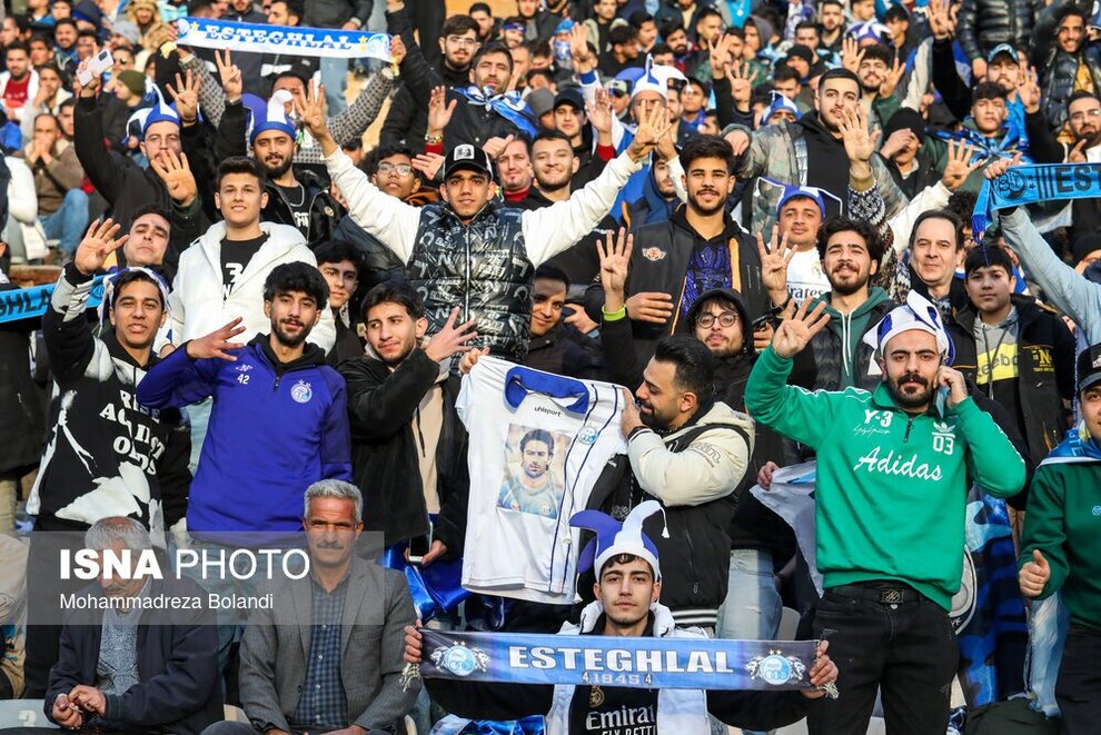 (تصاویر) حال و هوای آزادی ساعتی قبل از بازی استقلال و النصر