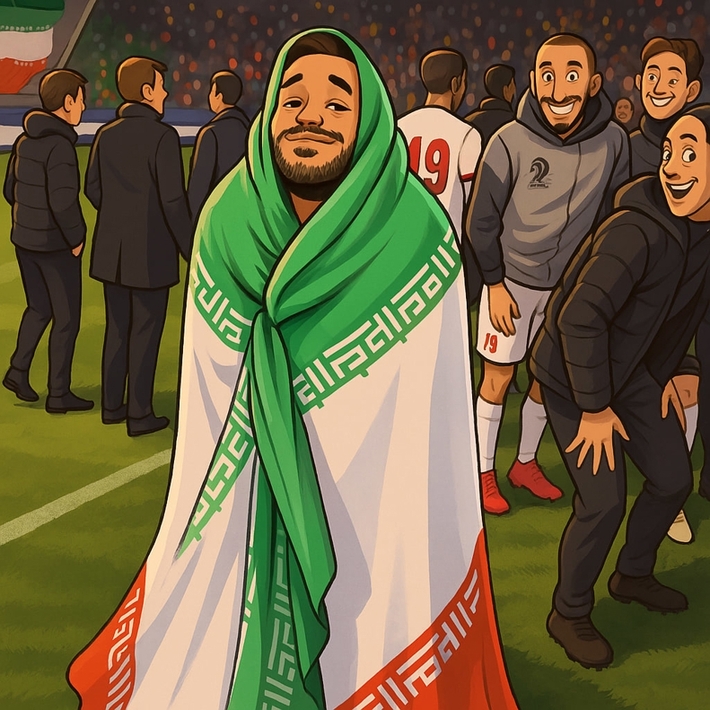 (تصاویر) صعود ایران به جام جهانی آمریکا با طعم انیمه