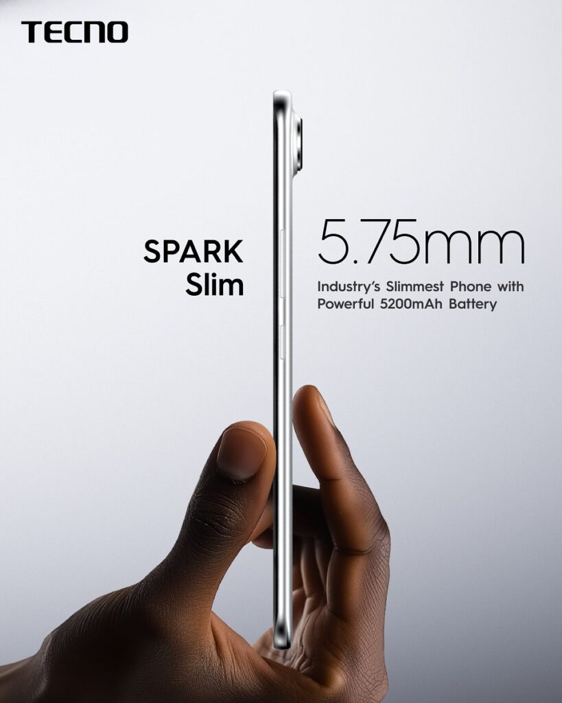 Tecno Spark Slim معرفی شد؛ باریکترین گوشی جهان با 5.75 میلیمتر ضخامت Tecno Spark Slim معرفی شد؛ باریکترین گوشی جهان با 5.75 میلیمتر ضخامت