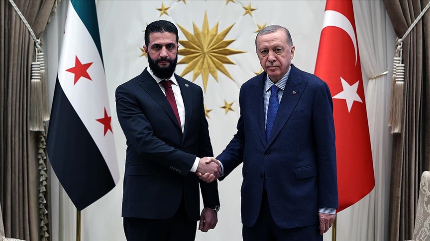 دیدار اردوغان و احمد الشرع در آنکارا