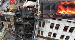 آتش‌سوزی در رستورانی در مجاورت “میسیر چارشیسی” در استانبول