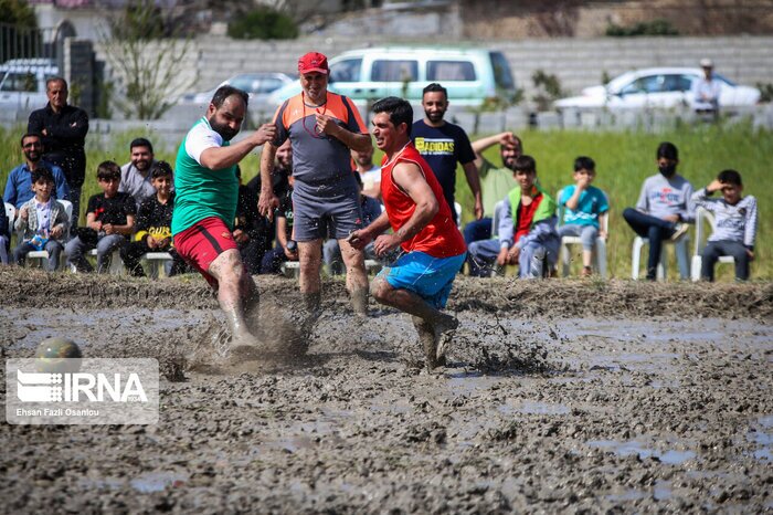 ال کلاسیکو فوتشالی در شالیزار‌های دامیر