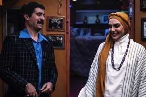 تصویر؛ شیوا میکینیان با ارسطو و رحمت سریال پایتخت در دل جنگل