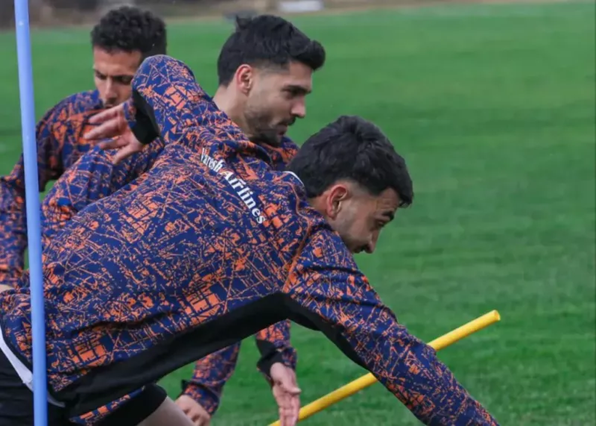 تمرینات تاکتیکی نساجی برای امتیازگیری از پرسپولیس