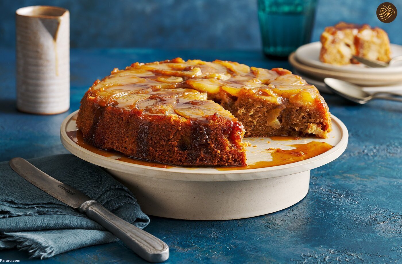 طرز تهیه کیک سیب با سس کارامل؛ طعمی دلچسب و بی‌نظیر 