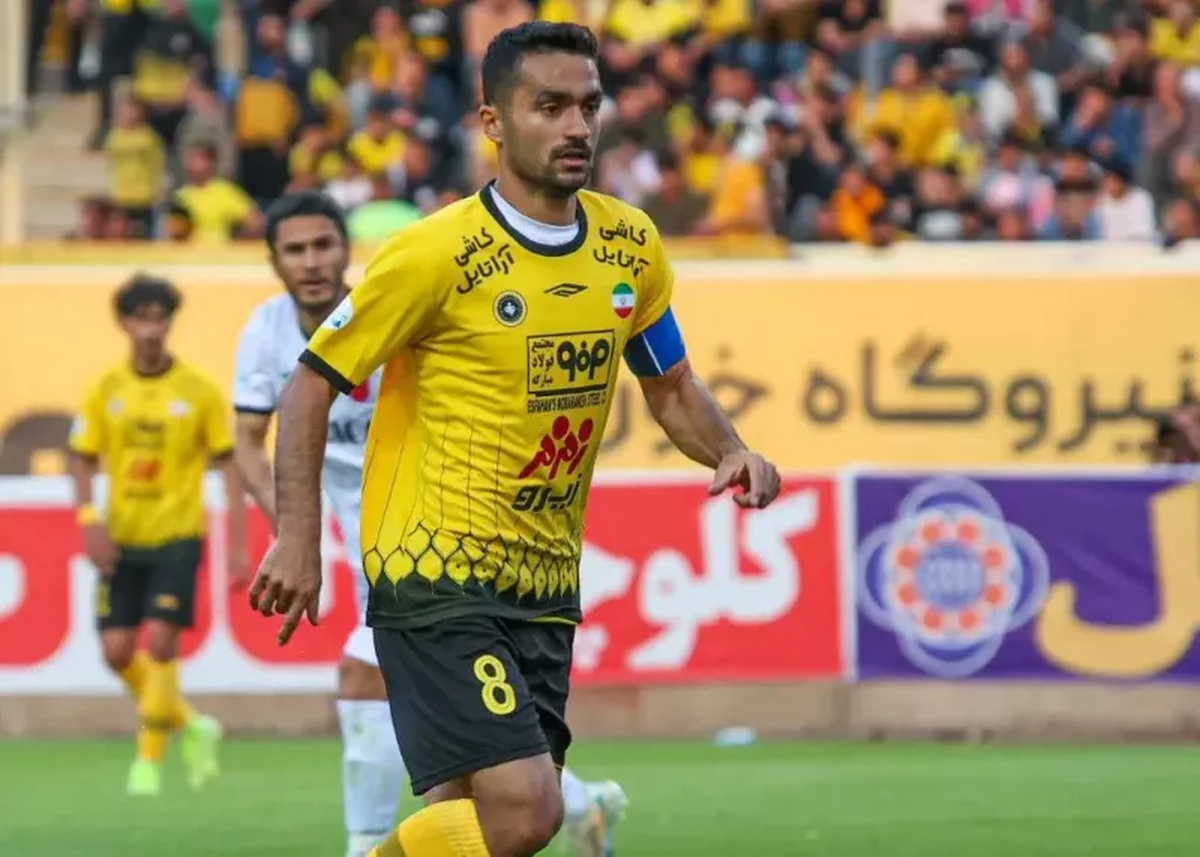 وضعیت کاپیتان سپاهان مقابل پرسپولیس