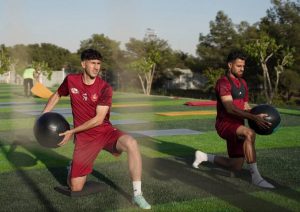 تصاویر؛ خوش و بش ۴ ستاره سابق پرسپولیس در حاشیه تمرین