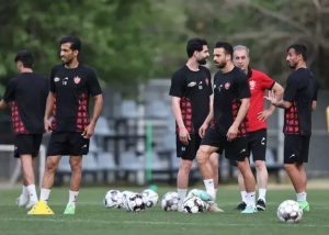 تمرین سخت و تاکتیکی پرسپولیس برای بازی با مس