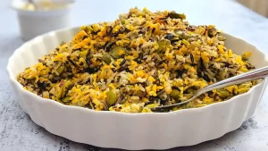 پلو باقالی مخلوط؛ پلو خوشمزه بهاری