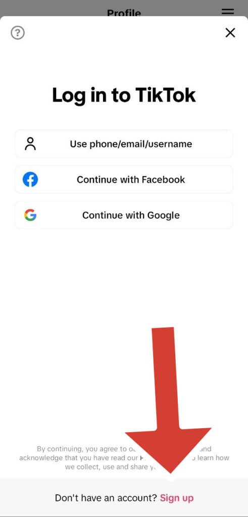 ساخت حساب تیک تاک با ایمیل ساخت حساب تیک تاک با ایمیل