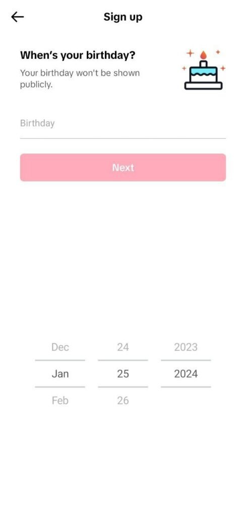 ساخت حساب تیک تاک با ایمیل ساخت حساب تیک تاک با ایمیل