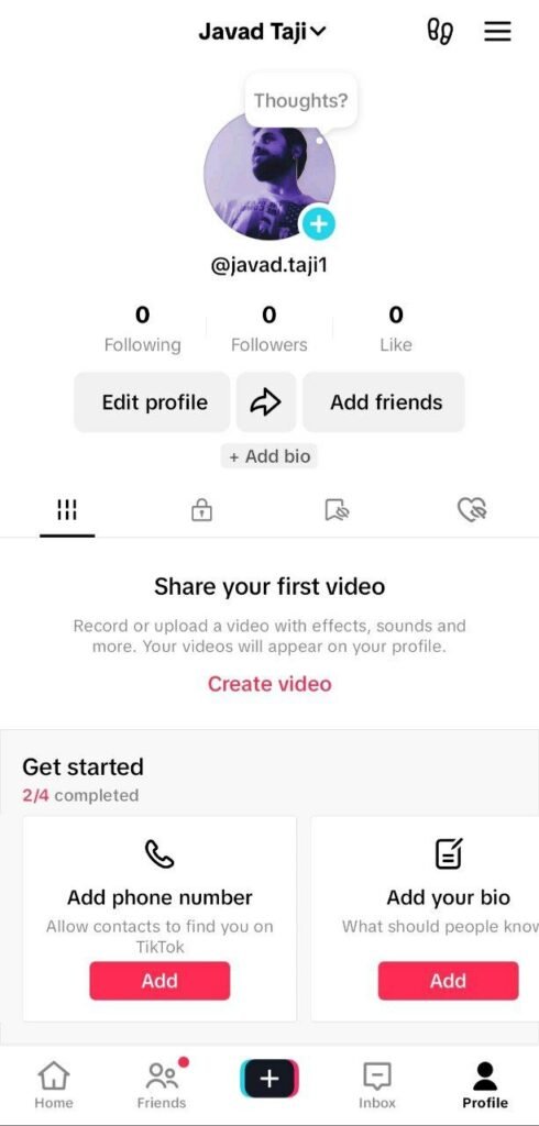 ساخت حساب تیک تاک با ایمیل ساخت حساب تیک تاک با ایمیل