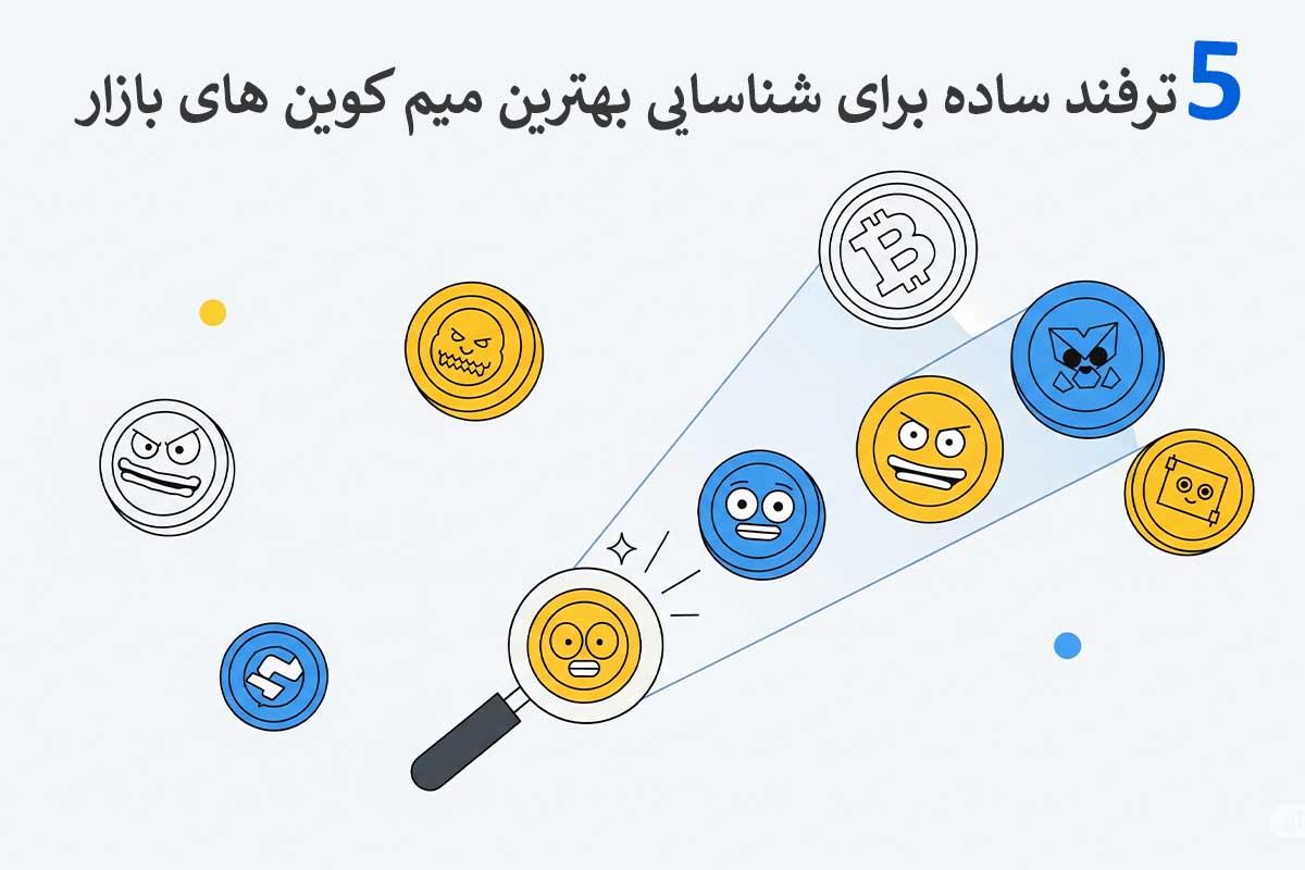 5 ترفند ساده اما کاربردی برای شناسایی بهترین میم کوین های بازار