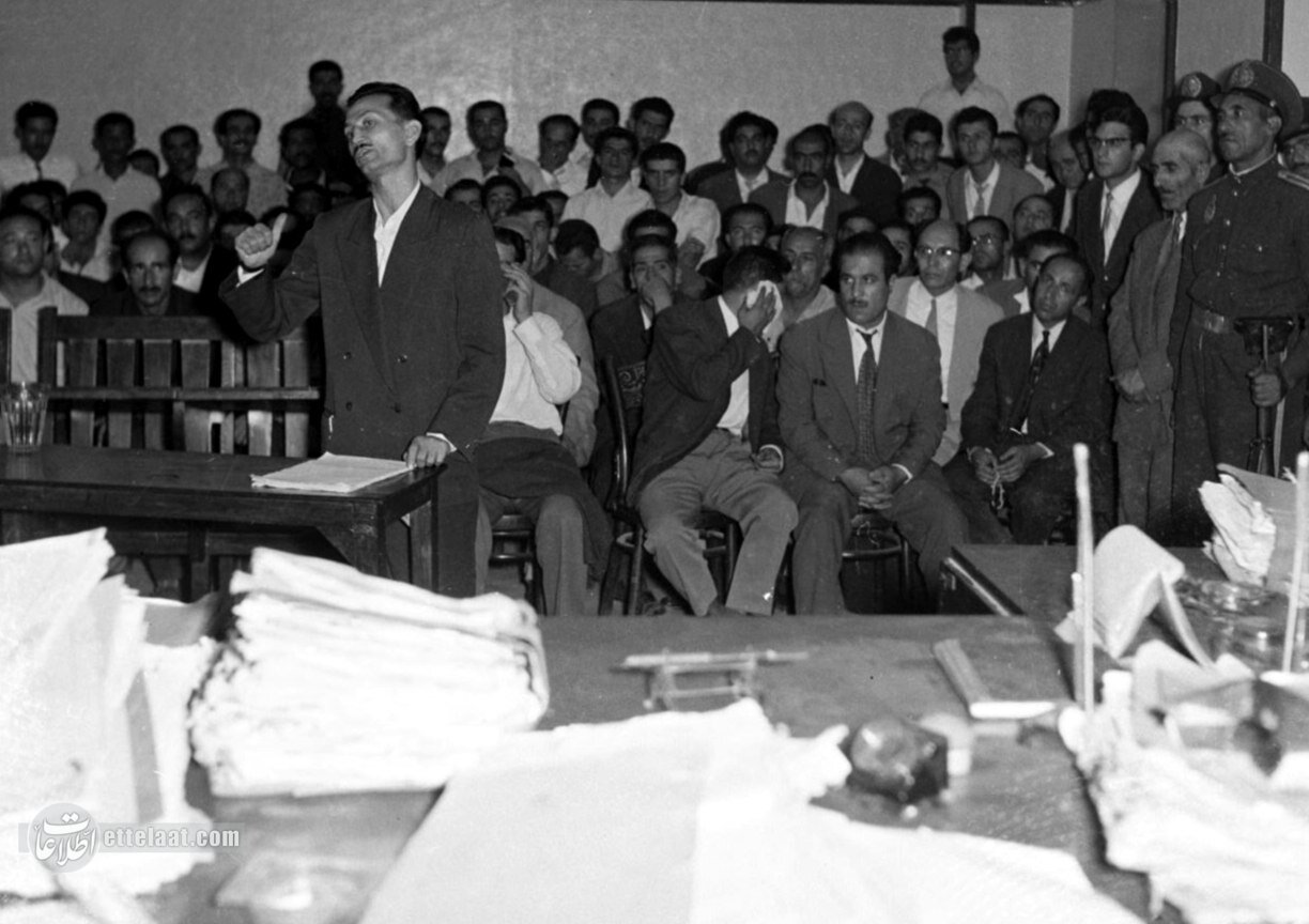 دادگاه مهدی بلیغ در سال ۱۳۴۴ عکسهای منتشرنشده از آرسن لوپن ایران که در خیابان ناصرخسرو تیرباران شد!