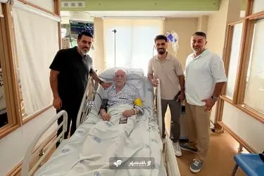 پیروانی و عالیشاه بر بالین اسطوره پرسپولیس در بیمارستان