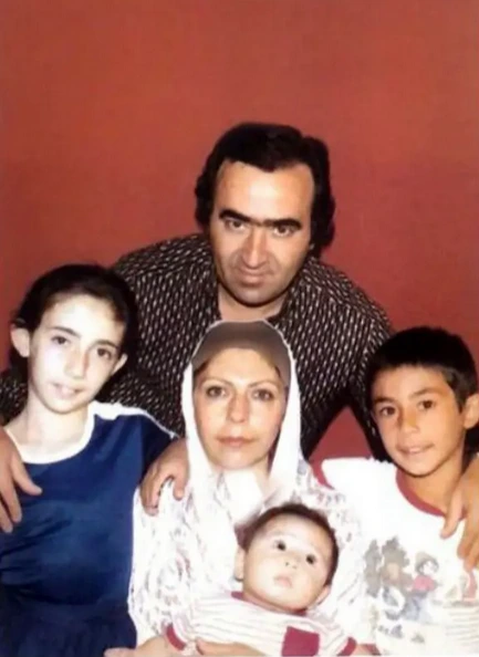 تصویری دیده نشده و قبل انقلابی از ثریا قاسمی در کنار شوهر و فرزندانش