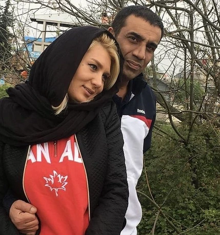 ژست عاشقانه نصرالله رادش و همسر دوم جوانش+ عکس ژست عاشقانه نصرالله رادش و همسر دوم جوانش+ عکس