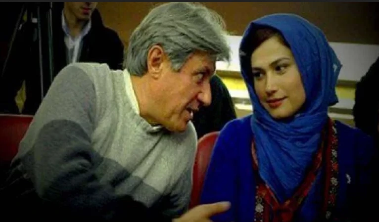 شکار لحظه عاشقانه لادن مستوفی و شوهر 20 سال بزرگترش+ عکس