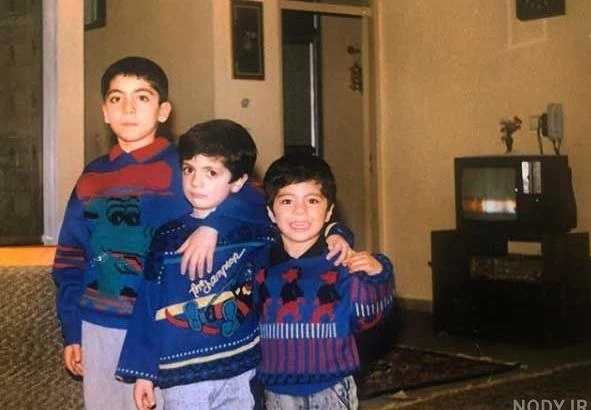 در تونل زمان؛ وقتی نوید محمدزاده و برادرانش در کودکی لباسهای یک شکل می پوشیدند