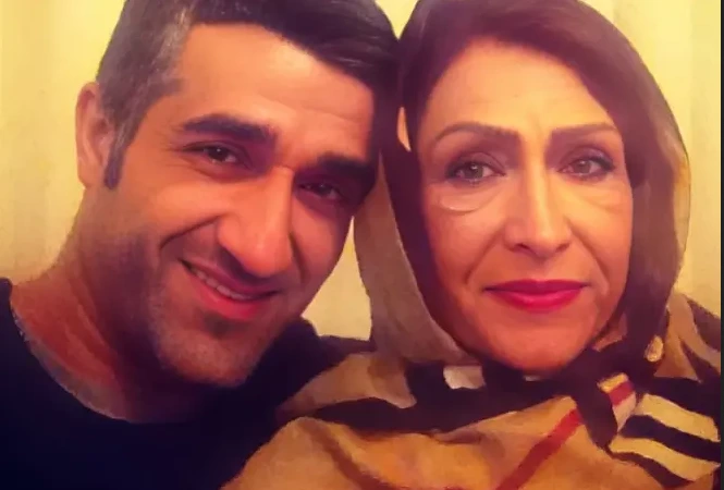 عکس عاشقانه زیبای پژمان جمشیدی و مادرش قبل از فوت