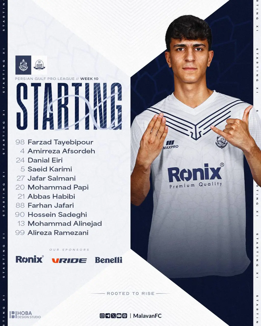 اعلام ترکیب دو تیم ملوان و شمس آذر اعلام ترکیب دو تیم ملوان و شمس آذر