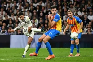 رئال مادرید 4 - 0 والنسیا؛ پیروزی پرگل در شب بریس امباپه و گلزنی بلینگام