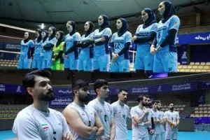 تیم‌های ملی والیبال مردان و زنان وارد دهکده بازی‌ها شدند