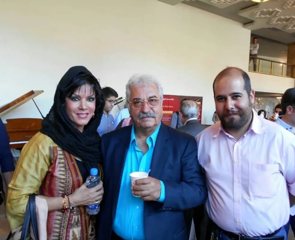 فریم ناب از زوجِ هنری، فرزانه کابلی در کنار هادی مرزبان سال ۹۵