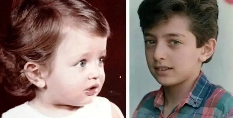 چهره &laquo;بهرام رادان&raquo; در دوران کودکی و نوزادی