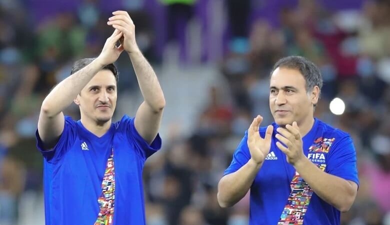 ویدئو/ وقتی که مهدی مهدوی کیا سعی دارد پرچم اسراییل را مخفی کند!