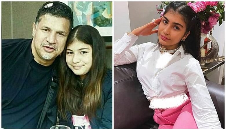 ویدئو/ دنیز دختر علی دایی سگ غول پیکر را در آغوش کشید!