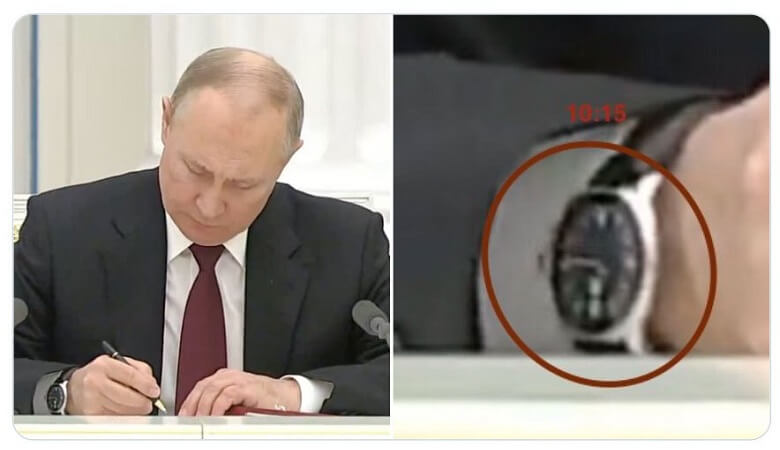 تصاویر/ راز ساعت مچی پوتین چیست؟ / تاثیر این ساعت بر آینده جنگ اوکراین!